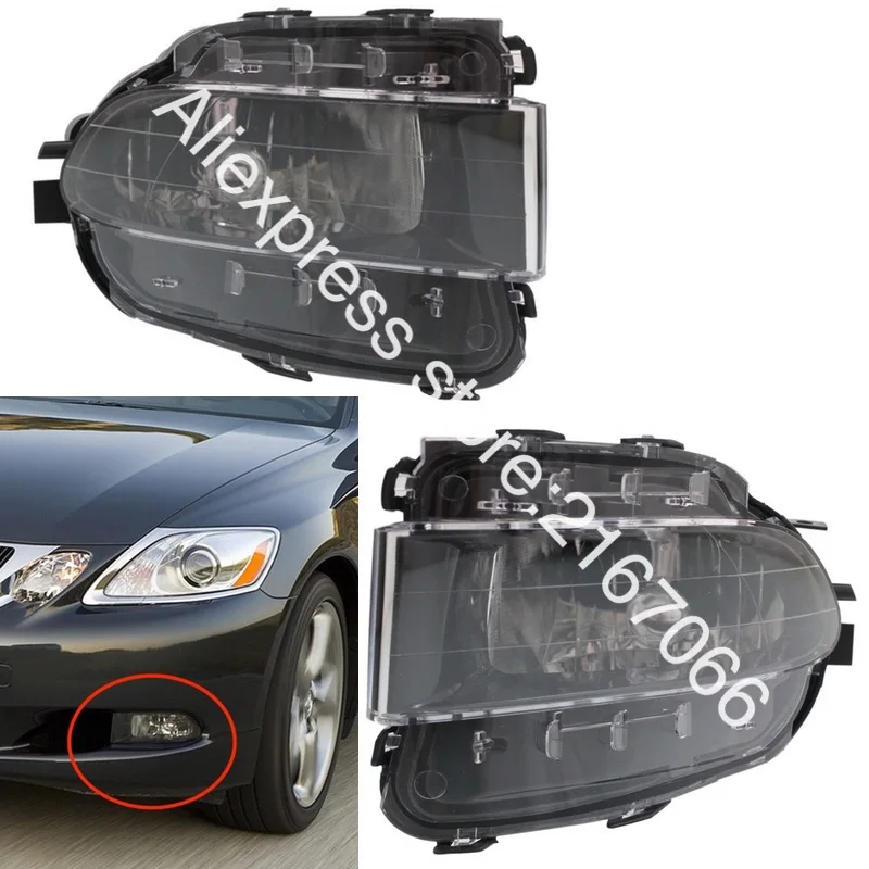 Пара противотуманных фар для Lexus GS300 GS350 GS400 GS430 GS460 2005 2006 2007 2008 2009 2010 2011|fog light|light forlexus