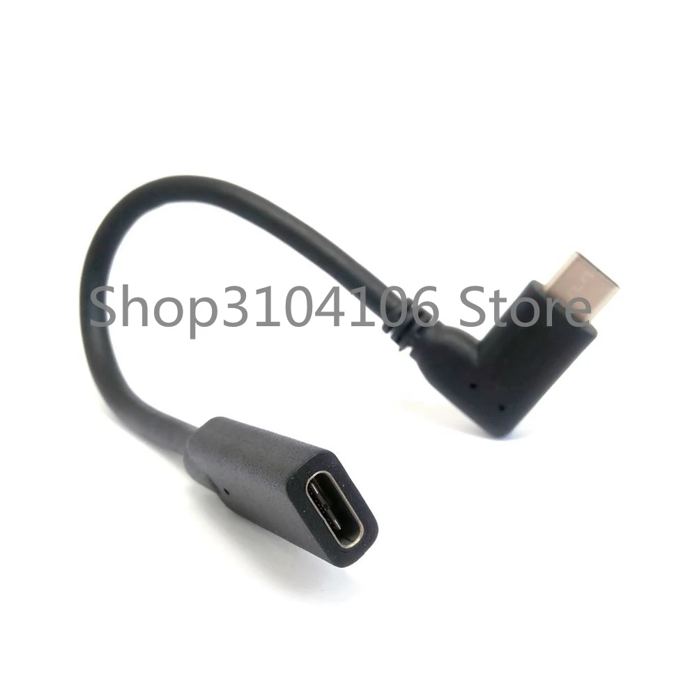 90 градусов правый угловой USB-C USB 3 1 Тип C Мужской и Женский Удлинительный кабель