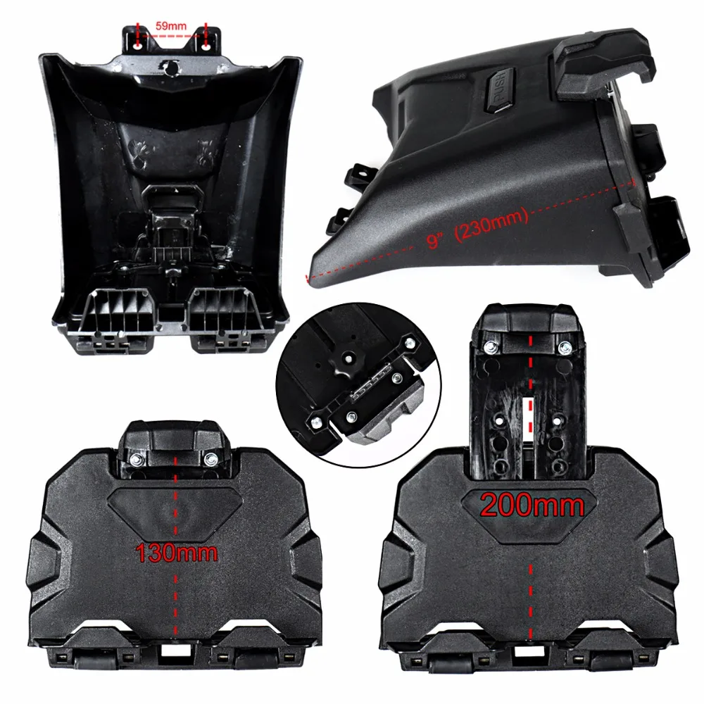 Держатель электронного устройства со встроенным хранилищем для 17-18 Can Am Maverick X3 -