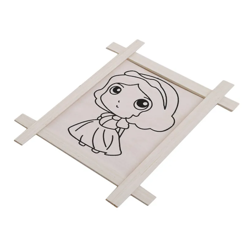 Деревянная доска живопись Sketchpad Diy граффити детский сад руководство Развивающие