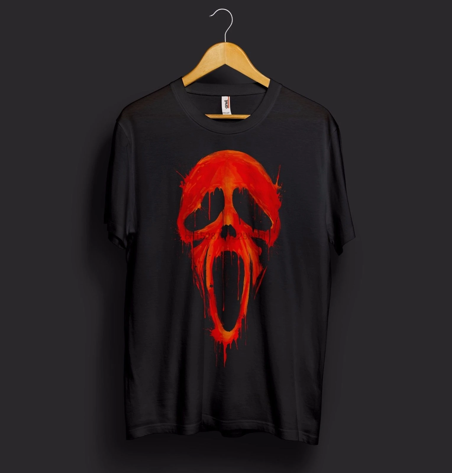 Крик Маска Хэллоуин футболка страшное кино ужасное лицо Забавный Ghostface Ghost Dead