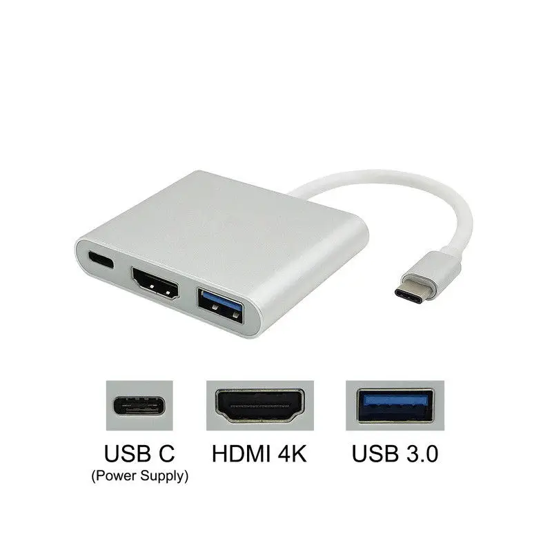 USB Type C к HDMI 3 0 зарядный адаптер конвертер 1 концентратор для MacBook Pro Pixel Huawei Mate10 Samsung