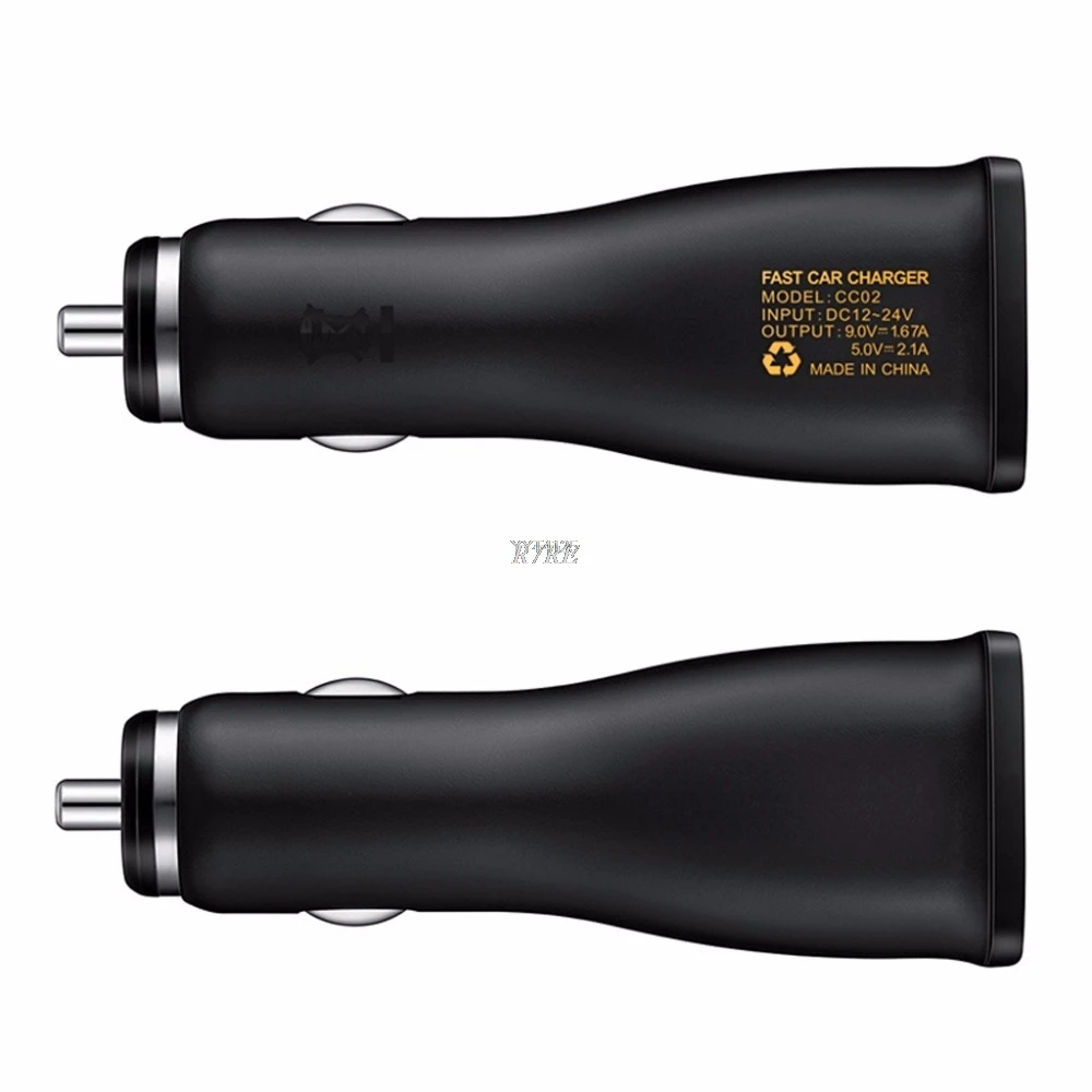 Новинка 5V/9V зарядное устройство для автомобиля с двумя портами USB зарядного