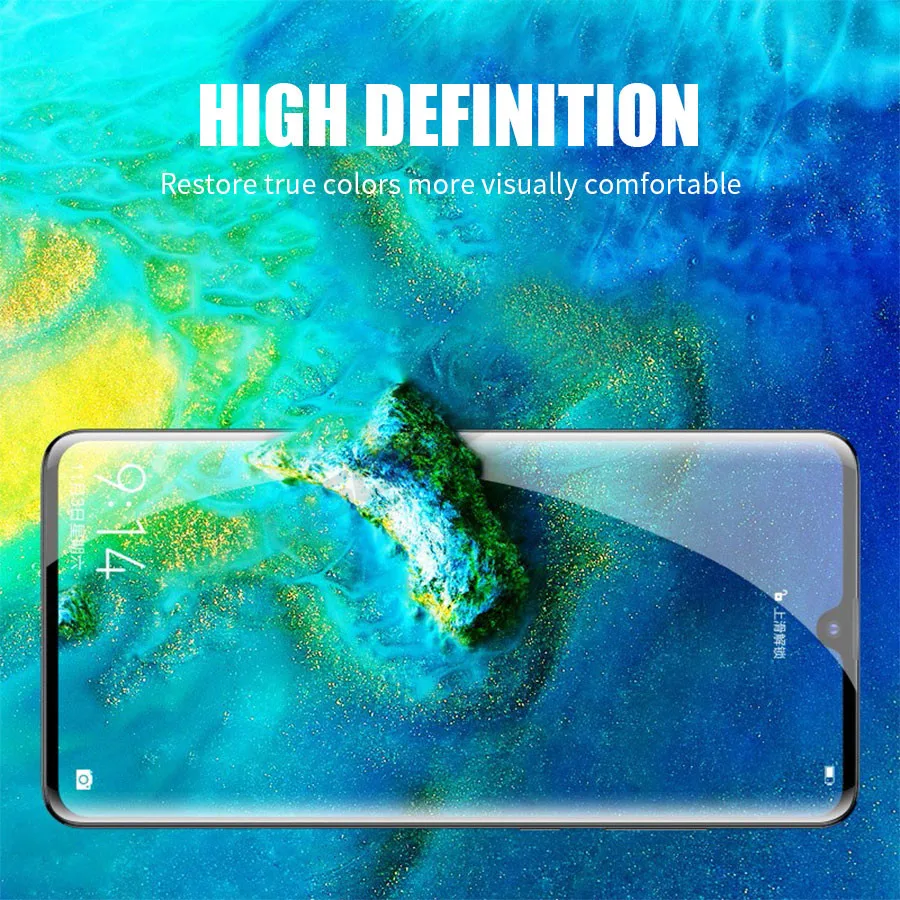 УФ жидкое 3D изогнутое полное клеевое закаленное стекло для HUAWEI P30 P20 Lite Pro защита экрана полное покрытие для mate 20 Lite Pro