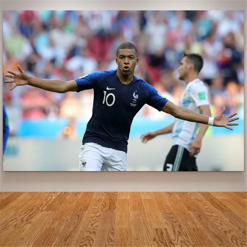 4 5d полная дрель Алмазная картина Аргентина Футбол Звезда Kylian Mbappe фото домашний декор DIY Алмазная вышивка распродажа - Цвет: 4