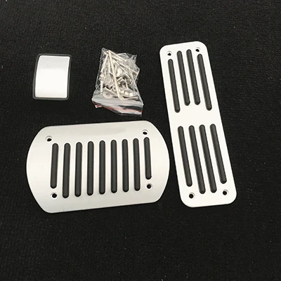 AT WITHOUT FOOTREST DEE автомобильные аксессуары для Mercedes Benz W124 W202 W203 W140 W208 W210 W211 W220 R170 R171 r-класс AT/MT газ ног педали - Название цвета: AT WITHOUT FOOTREST