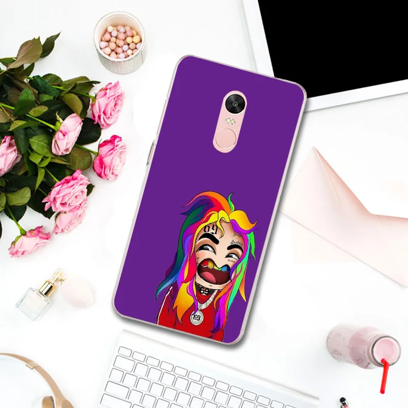 Чехол для рэпера Tekashi 69 6ix9ine Xiaomi Mi Redmi Note 3 3S 4 4X 4A 5 5S 5A 6 6X 6A 8 A1 Pro Plus Max 2 сумки|Бамперы| |