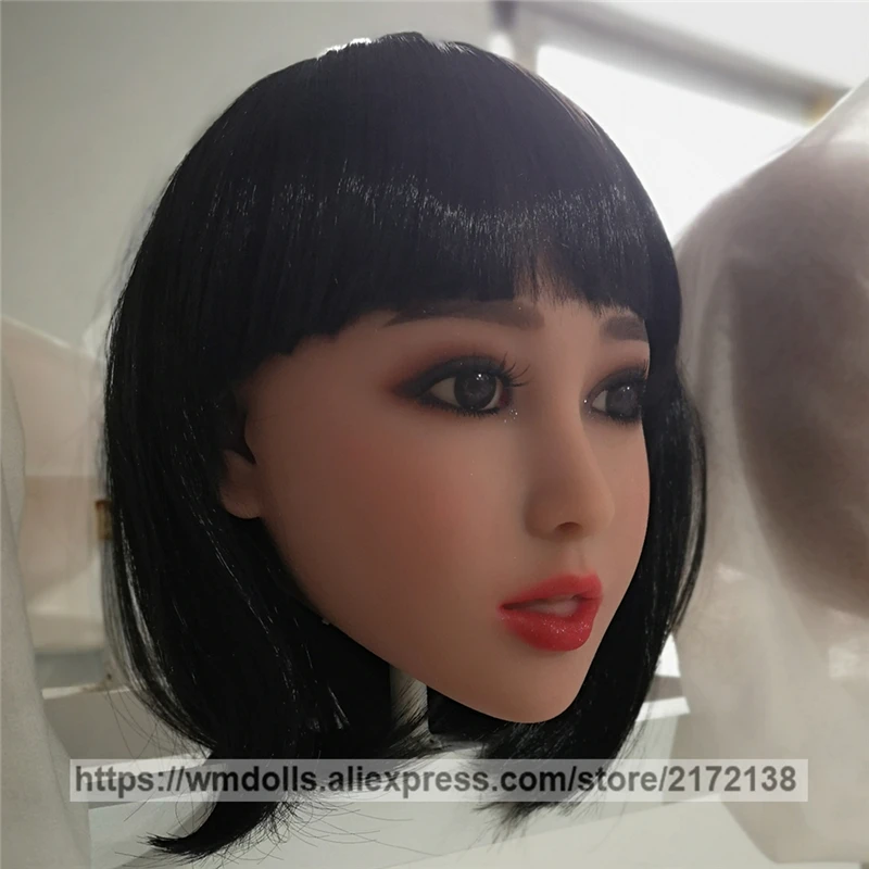 WMDOLL 53 # силиконовые секс куклы с головой для реалистичной из ТПЭ орального
