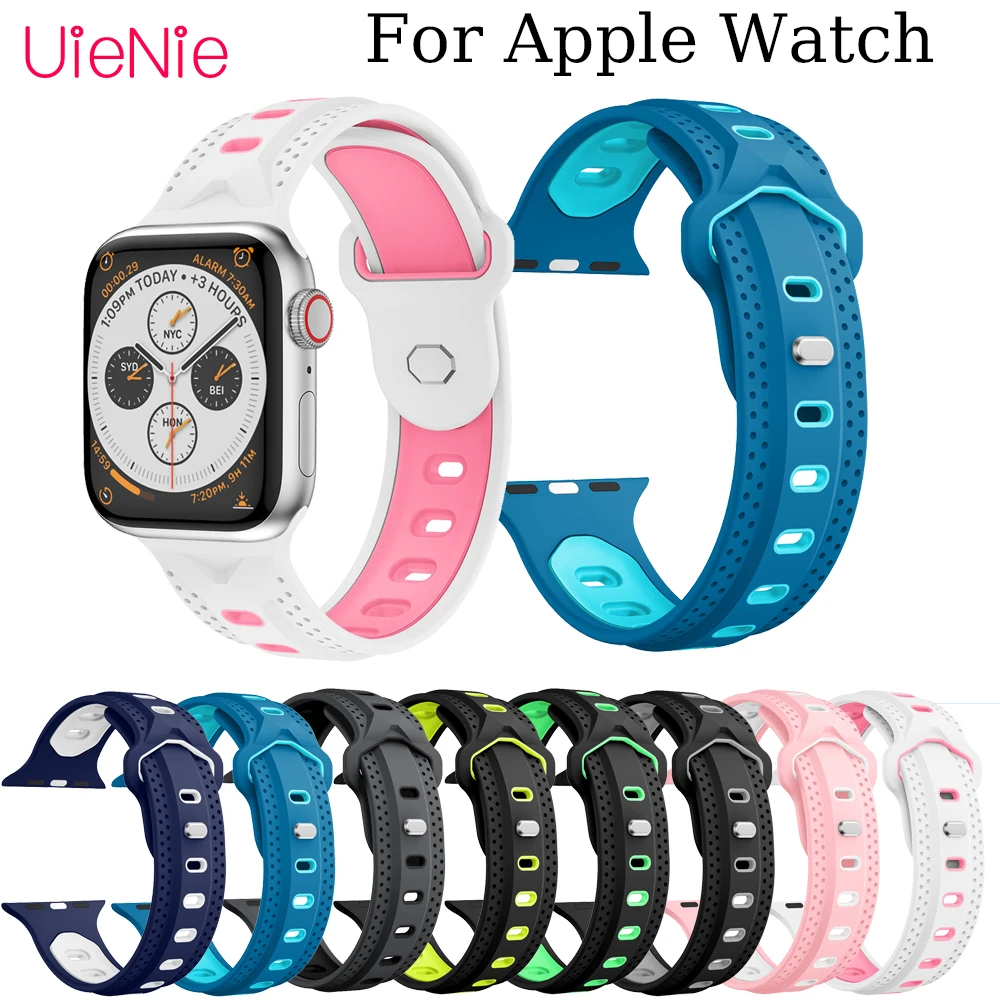 Y образный силиконовый ремешок для Apple Watch 40 мм 44 38 42 Frontier smart watch band series 4 3 2 1