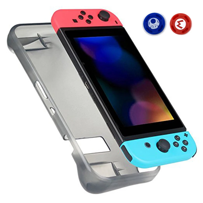 Мягкий силиконовый чехол для Nintendo Switch защитный устойчивый к царапинам с защитой