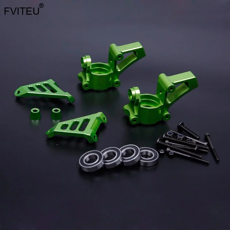 

FVITEU CNC сплав переднего колеса Ступицы несущей Набор для 1/5 HPI Baja 5b ss 5t 5sc Rovan King Motor