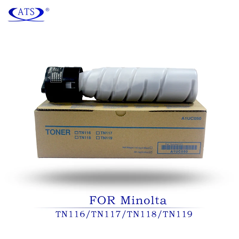 Картридж с тонером 280 г для Konica Minolta Bizhub TN116 BH 117 118 119 206 226 246 BH117 BH118 BH119 BH206 BH226 BH246 3