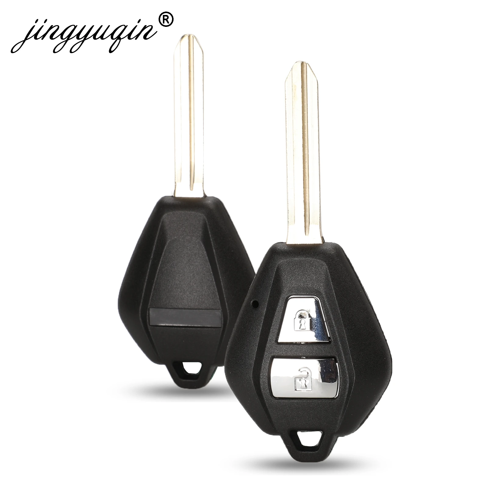 Jingyuqin TOY43 пульт дистанционного ключа оболочки Fob чехол подходит для Isuzu D-Max 2 кнопки uncut пустой ключ крышка Замена