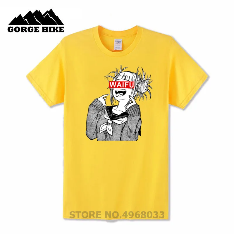 Футболка Himiko Toga Waifu с аниме сексуальная женская футболка мягкая удобная для