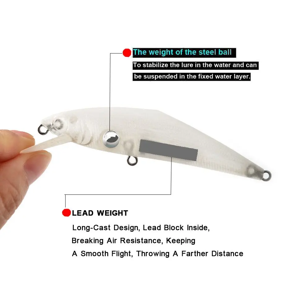TOMA 85F Minnow Fishing Lure 85mm 15g Floating Hard Baits Iscas Artificial Minnow Wobbler Bass Pike Bait Fishing Tackle
