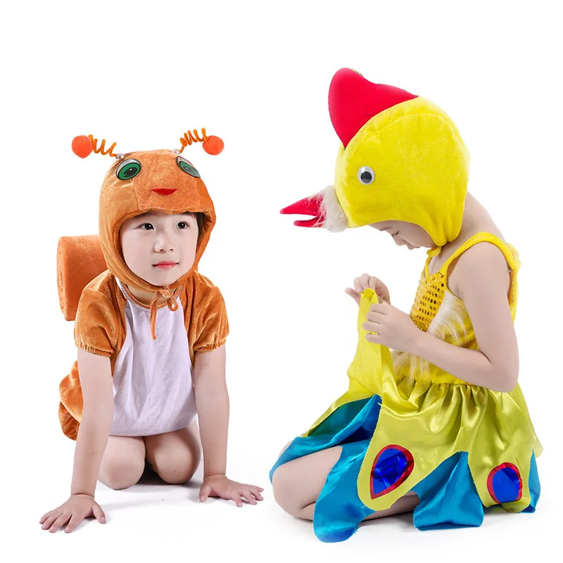 New Design Boy Girl Cute Cartoon Animal Snails Costume Cosplay Clothing For Kids Children's Costumes Carnival |