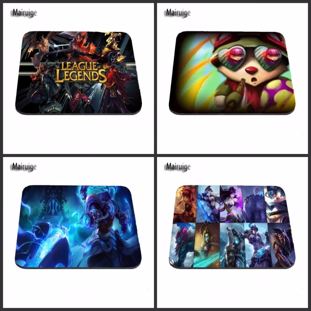 Mairuige League of Legends Junglers компьютер Мышь Pad тормозные колодки для украшения рабочего