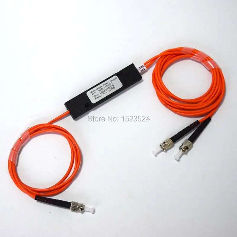 Бесплатная доставка 62 5 нм 125/50/50 мм коэффициент связи ST/PC 1x2 FBT соединитель 1*2