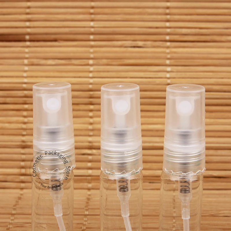 Wholesale 200pcs/Lot Glass 2ml Perfume Bottle Empty Refillable Women Atomizer Cosmetic Packaging Plastic Cap Spray Small Pot | Красота и