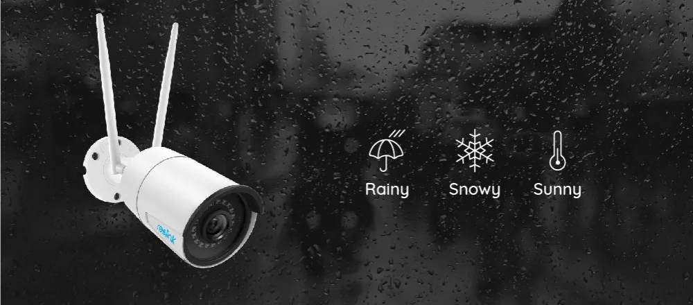 Reolink камера безопасности 4MP 2,4G/5G WiFi камера беспроводная IP66 Всепогодная камера наблюдения уличная IP камера RLC-410W