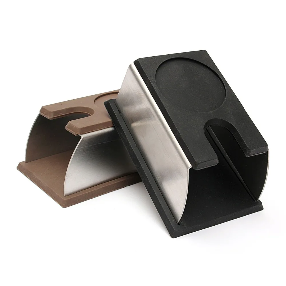 Силиконовый эспрессо Кофе стойка для трамбовки подставка машины и вскрытия база