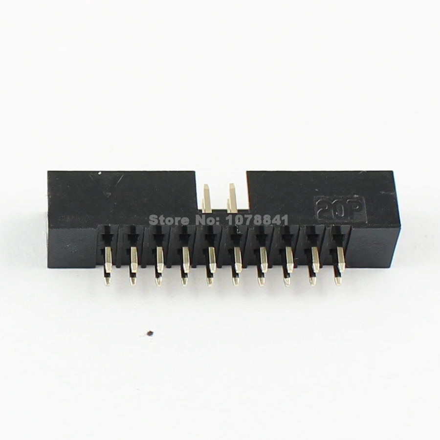 10 шт 2 мм 2x10 пин 20 контактный разъем прямой мужской окутанный PCB Заголовка коробки
