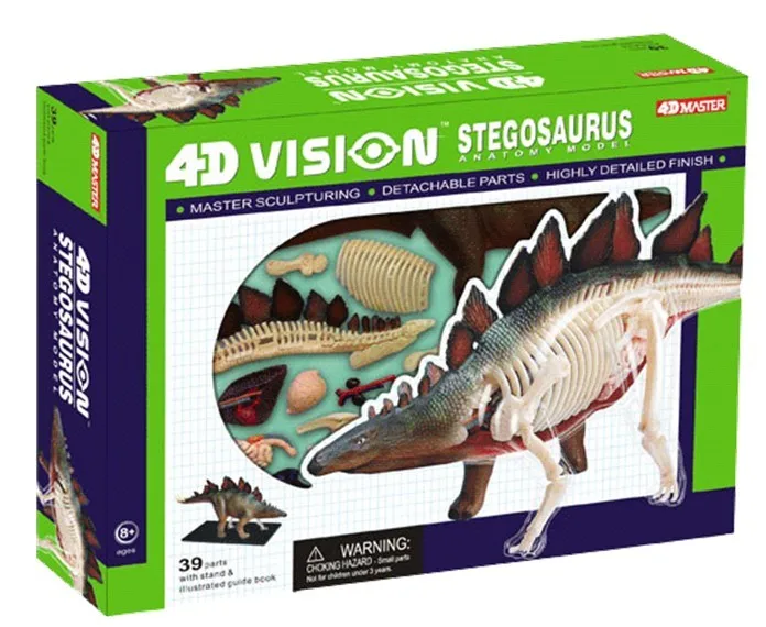 

4D MASTER assembly Stegosaurus dinosaur animal model simulation teaching model free shipping
