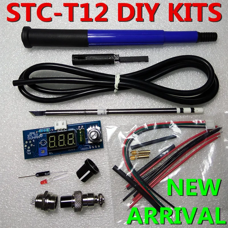 Aiyima 1 компл.. Быстрый нагрев STC T12 паяльник температура контроллер DIY наборы|soldering