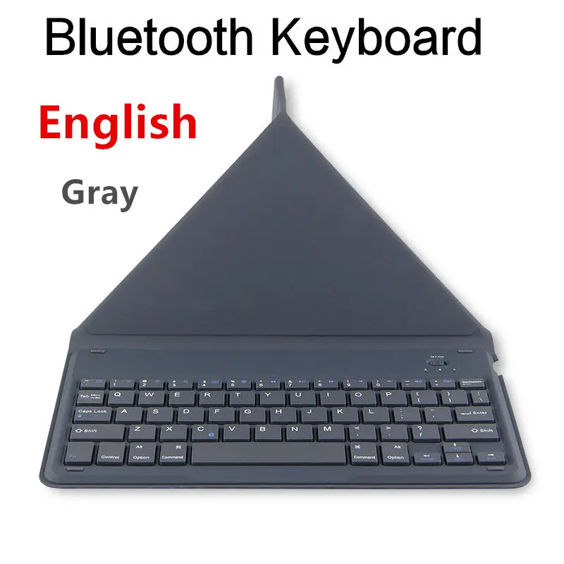 gray English Bluetooth клавиатура для BlackBerry Priv Keyone DTEK70 мобильный телефон Беспроводная Bluetooth клавиатура мышь для BlackBerry KEYone чехол - Цвет: gray English