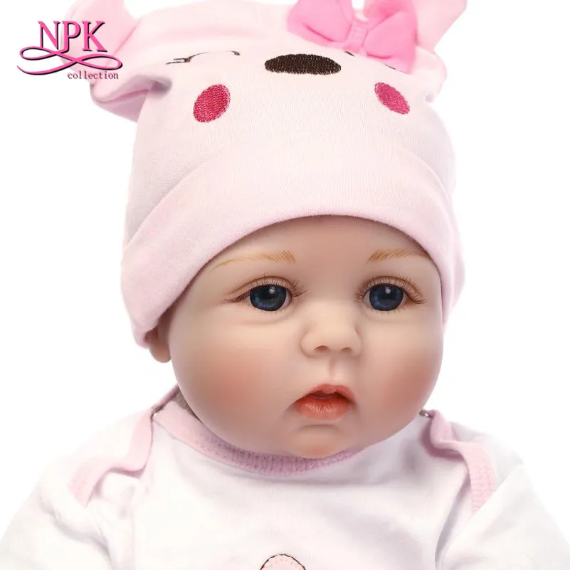 Силиконовые реалистичные куклы реборн NPK 55 см Кукла Реалистичная для