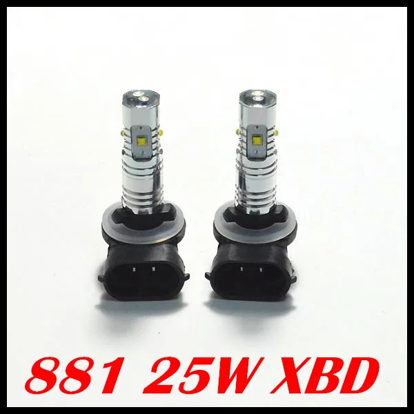 10 шт./лот 881 880 светодиодный h1 h3 h11 25w Cree чип SMD туман светильник|h1 xenon headlight bulbs|h1 bulbh3