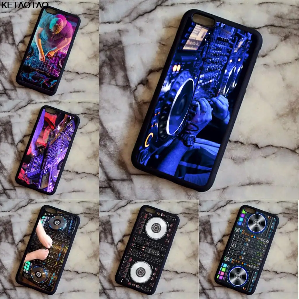 KETAOTAO Ретро техника поворотные столы DJ чехлы для телефонов iPhone 4S 5C SE 5 5S 6 6S 7 8 Plus XR XS