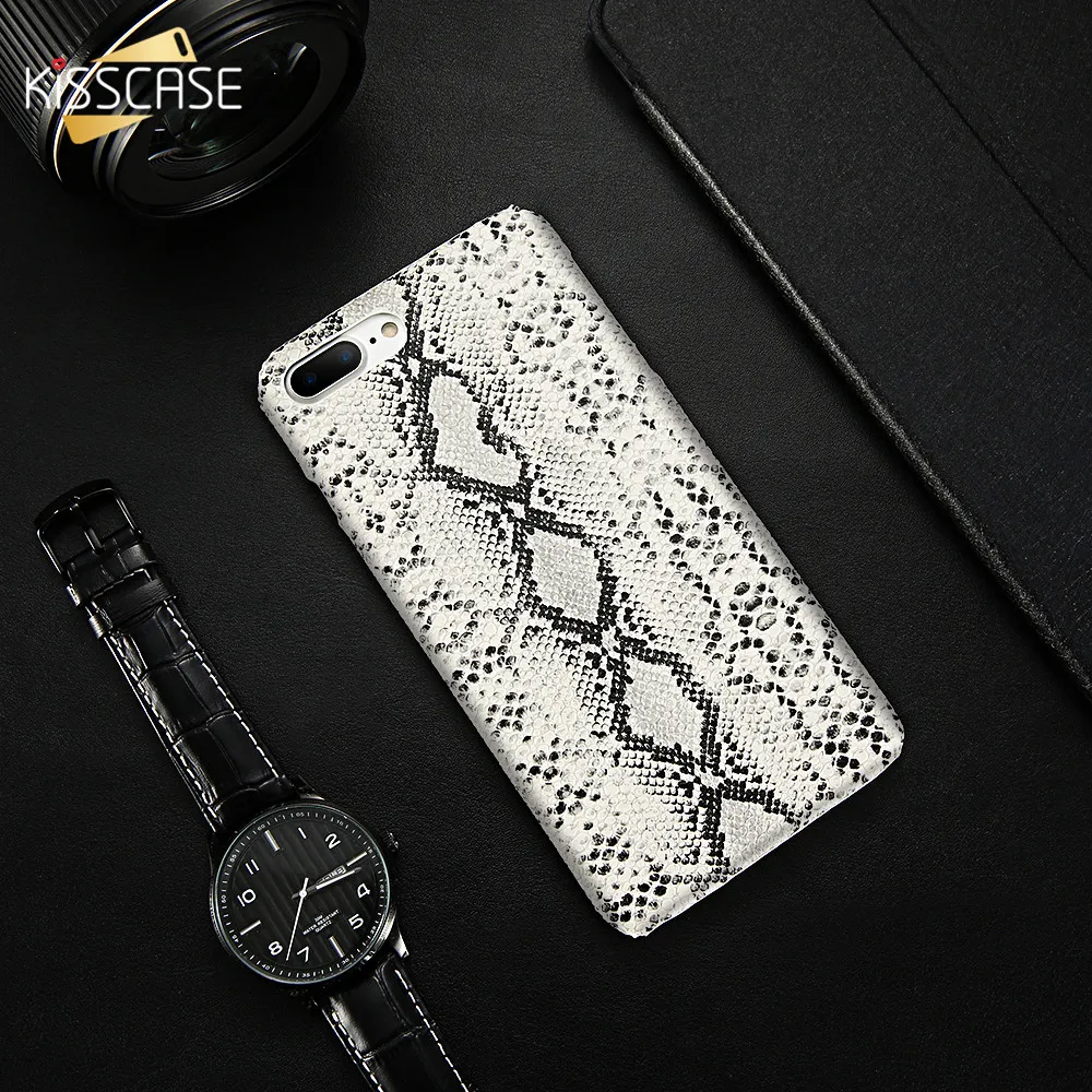 Кожаный чехол KISSCASE для iPhone 11 Pro Xs Max X 5 SE 5sRetro Snake тонкий телефона 7 8 Plus 6 6S |