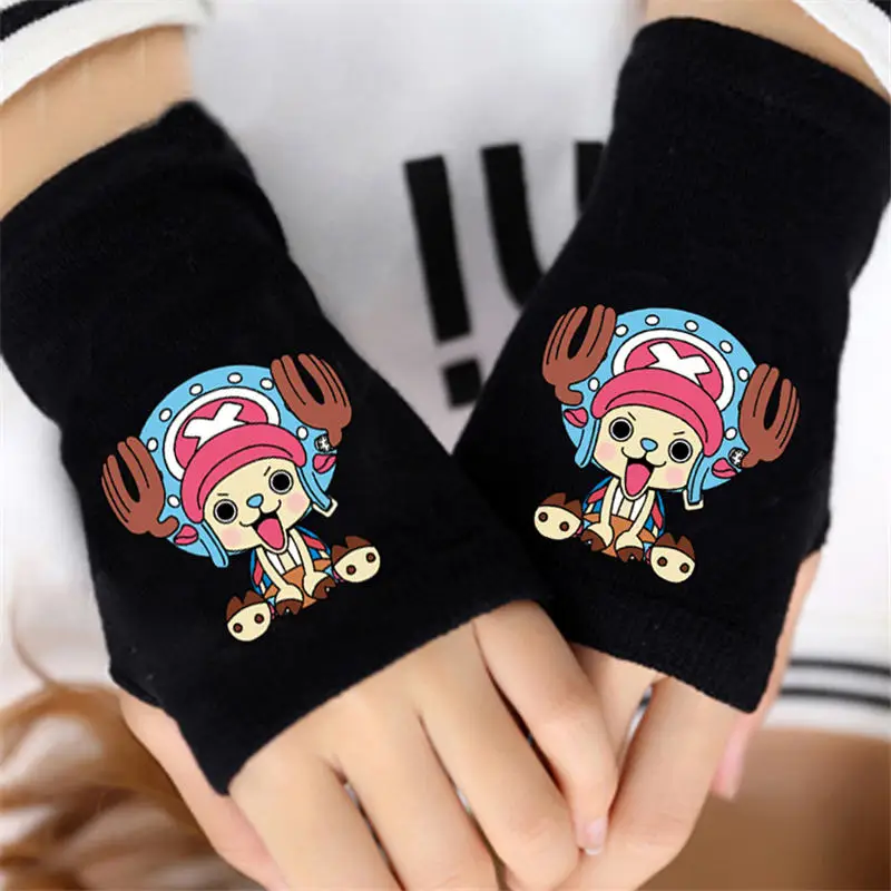13 видов мультяшных перчаток одна штука модель рисунок обезьяны D Luffy Nami теплые