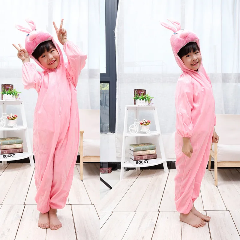 XS-4XL 28 Styles Unisex Cute Kids Children Cartoon Winter Animal Pajamas Sleepwear Halloween Costumes Cosplays dress |