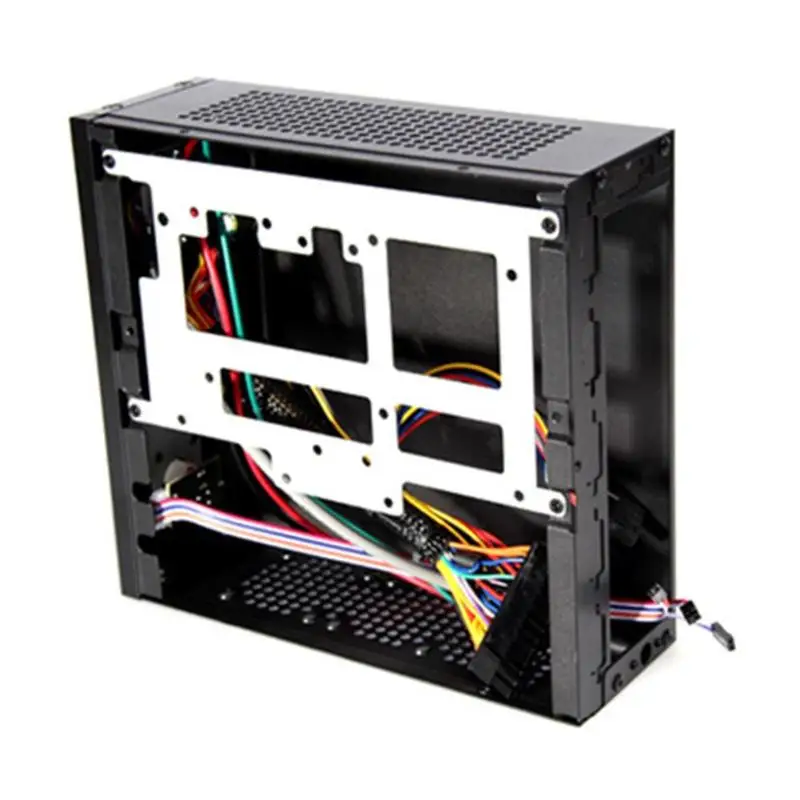 E-G3 чехол для ПК Mini ITX сервер башня 6xCOM порт встроенный SGCC чехол для компьютера PC корпус для универсальной материнской платы чехол PC