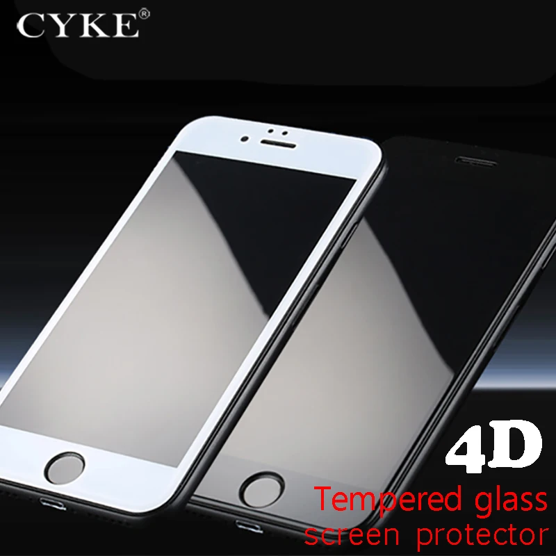 Новый 3D изогнутый край 4D полное покрытие закаленное стекло для iPhone 7 6 S 6S Plus premium