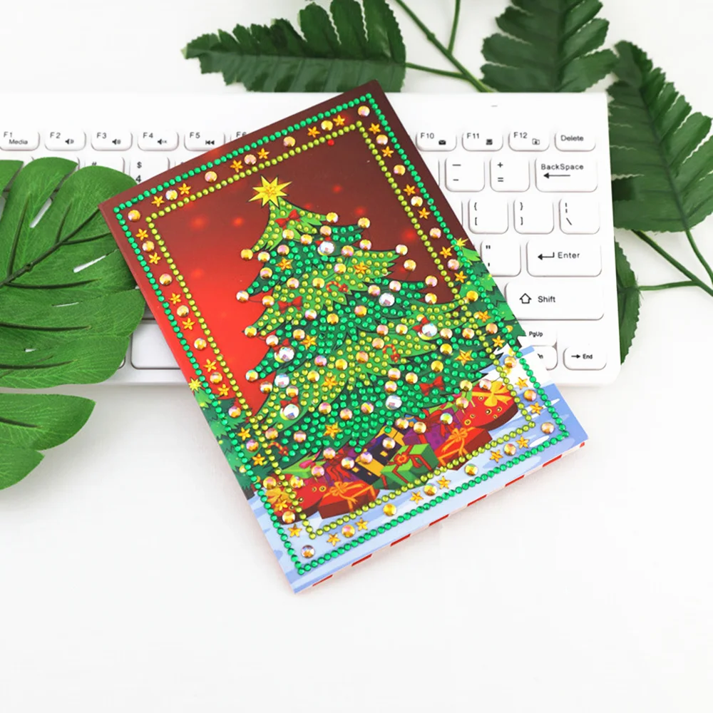 Набор для алмазной вышивки сделай сам картина в виде рождественской елки Санта