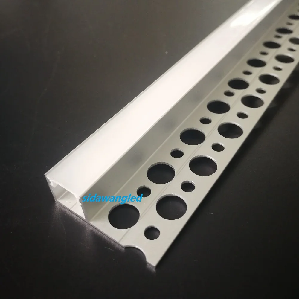 10/15x1000mm утопленная гипсокартона алюминиевый светодиодный профиль с длинным