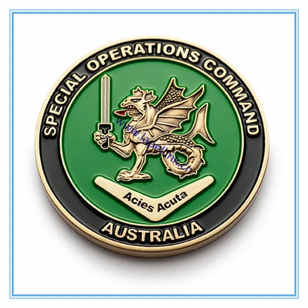 Классические античные бронзовые монеты 3D дизайн логотипа орла Металлические