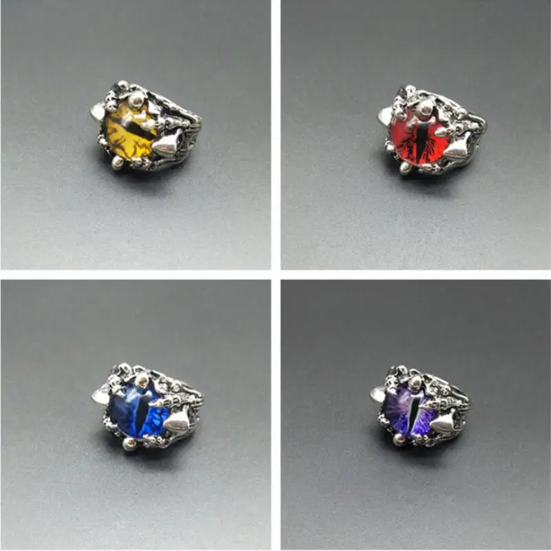 Мужское кольцо из нержавеющей стали в стиле ретро с дьявольским глазом для