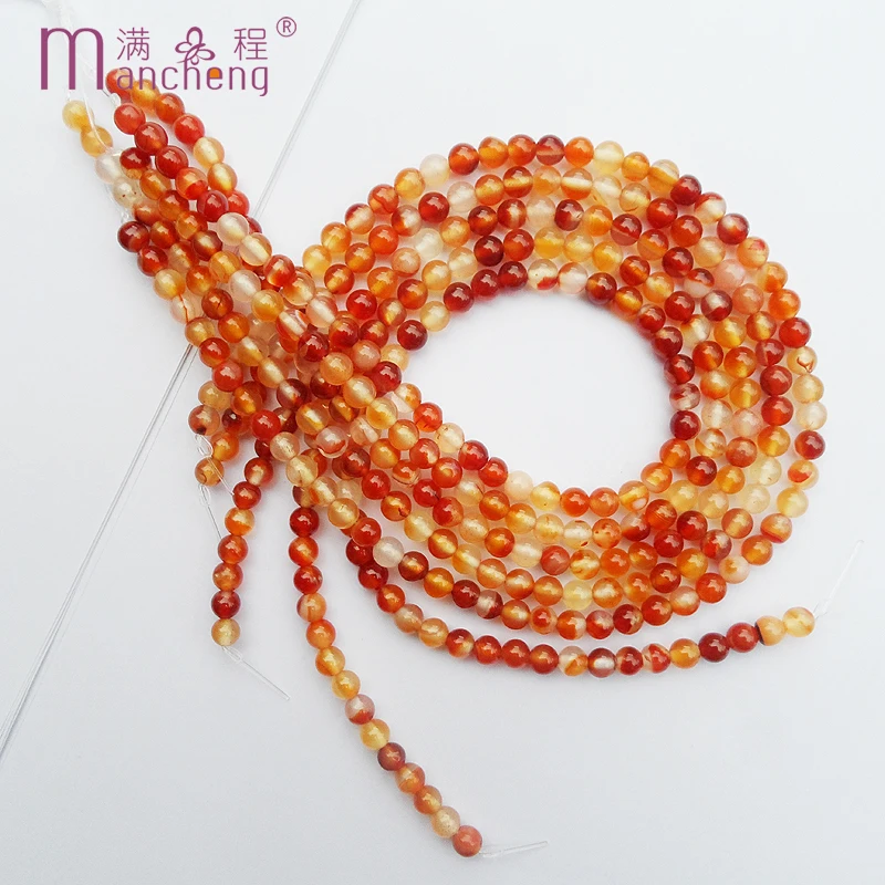 Бесплатная доставка 6 мм красные бусины из Ботсваны и агата натуральный шар Вены