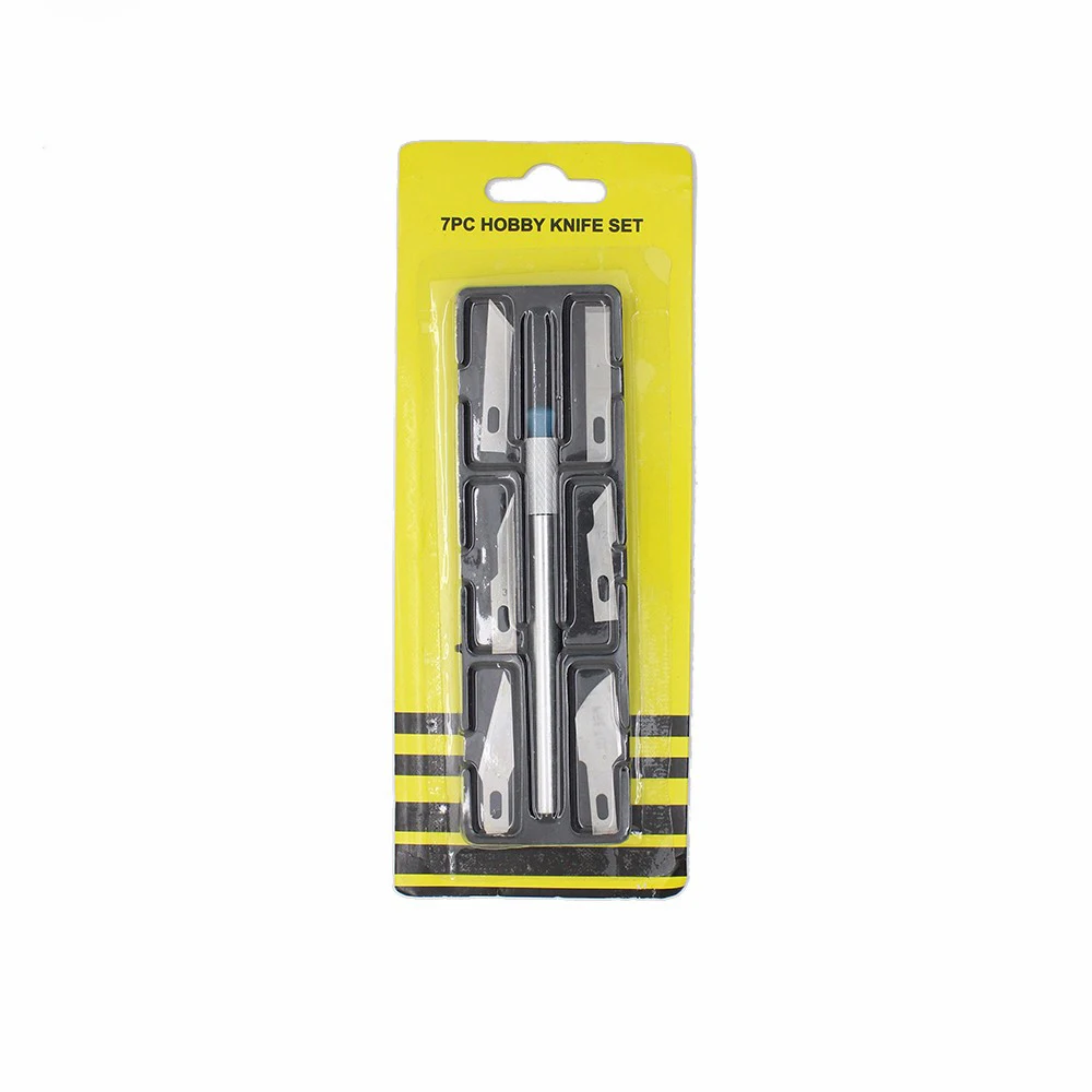 Набор универсальных ножей для рукоделия 7 шт./компл.|hobby knife|set diyutility knife |