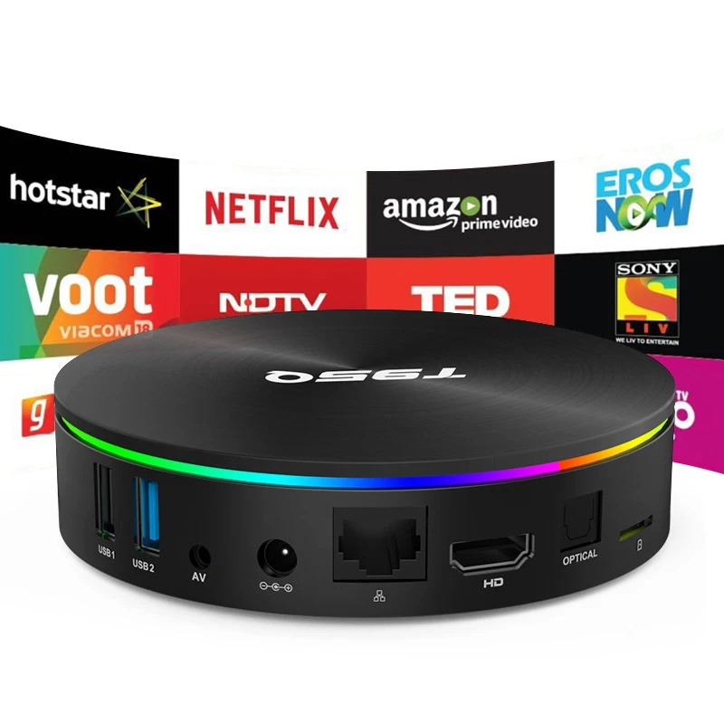 H96 T95Q Smart tv Box S905X2 четырехъядерный процессор 64 бит Davlin MP2 GPU 4G/64G Android 8,1 2,4G/5,0 GHz Wifi приставка семейный ТВ Bluetooth