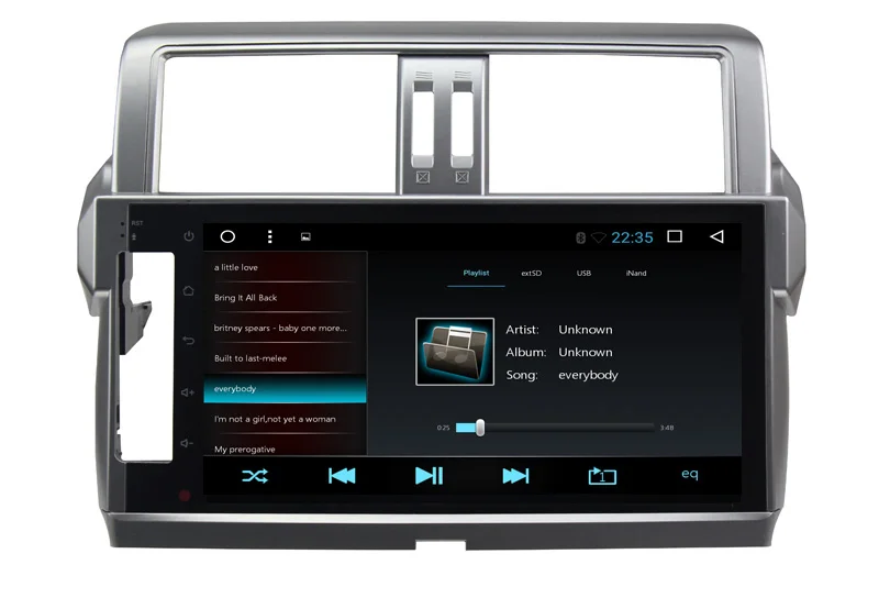 10 1 &quotВосьмиядерный Android 8 Автомобильный мультимедийный плеер GPS для Toyota Prado 150 LC150