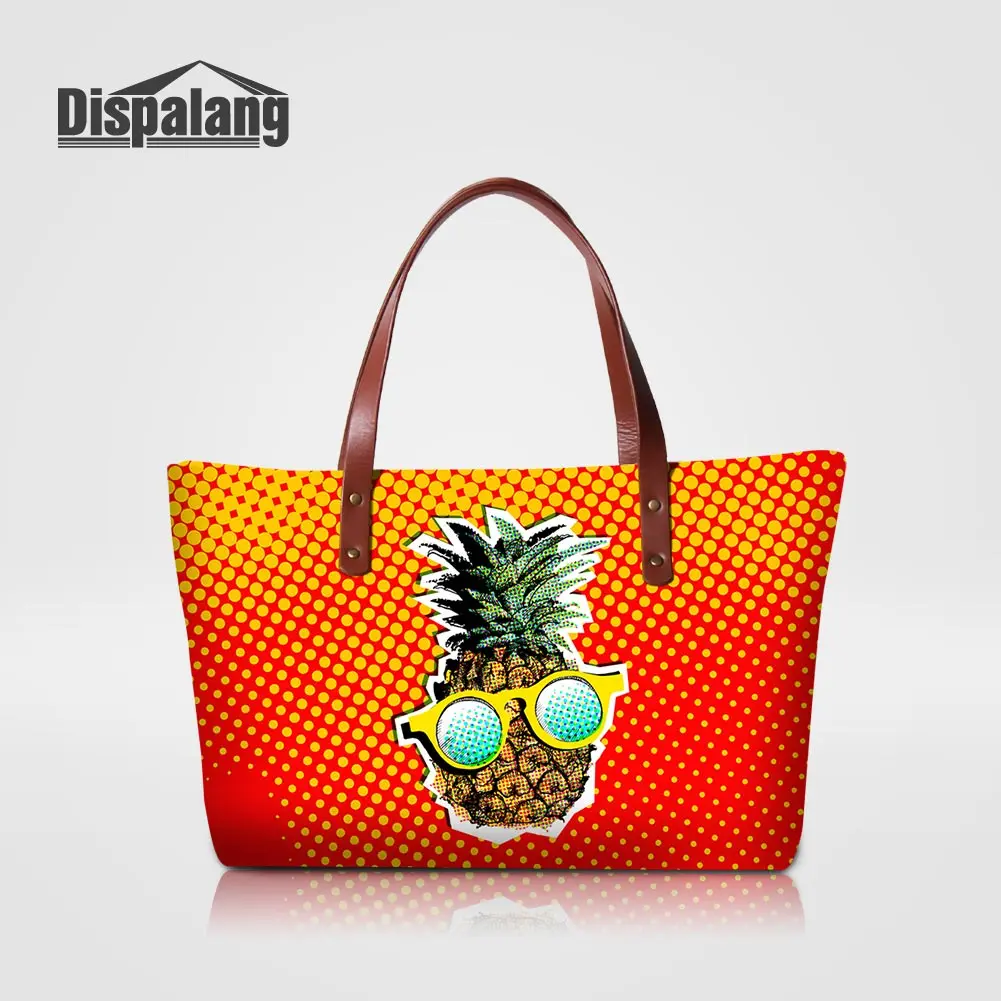Bag05 Dispalang мультфильм ананас печати женские сумки неопрен дамская мода сумки фрукты девушки лето плечо пляжные сумки Sac основной - Цвет: Bag05