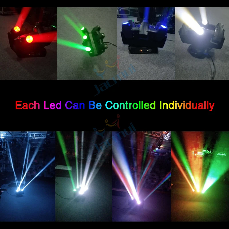 Новое освещение для дискотеки RGBW Led 6 головок луч движущаяся головка светодиодный