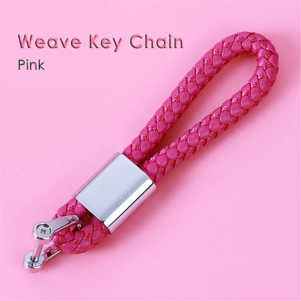 CHSKY автомобильный Плетеный брелок Стайлинг кольцо для ключей универсальный