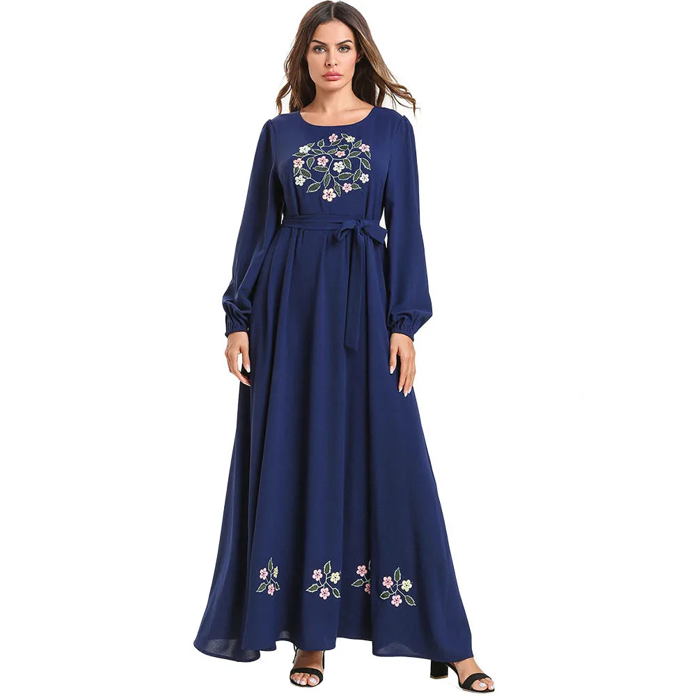 Арабский исламский Дубай Абая Мусульманский кафтан марокканский средней