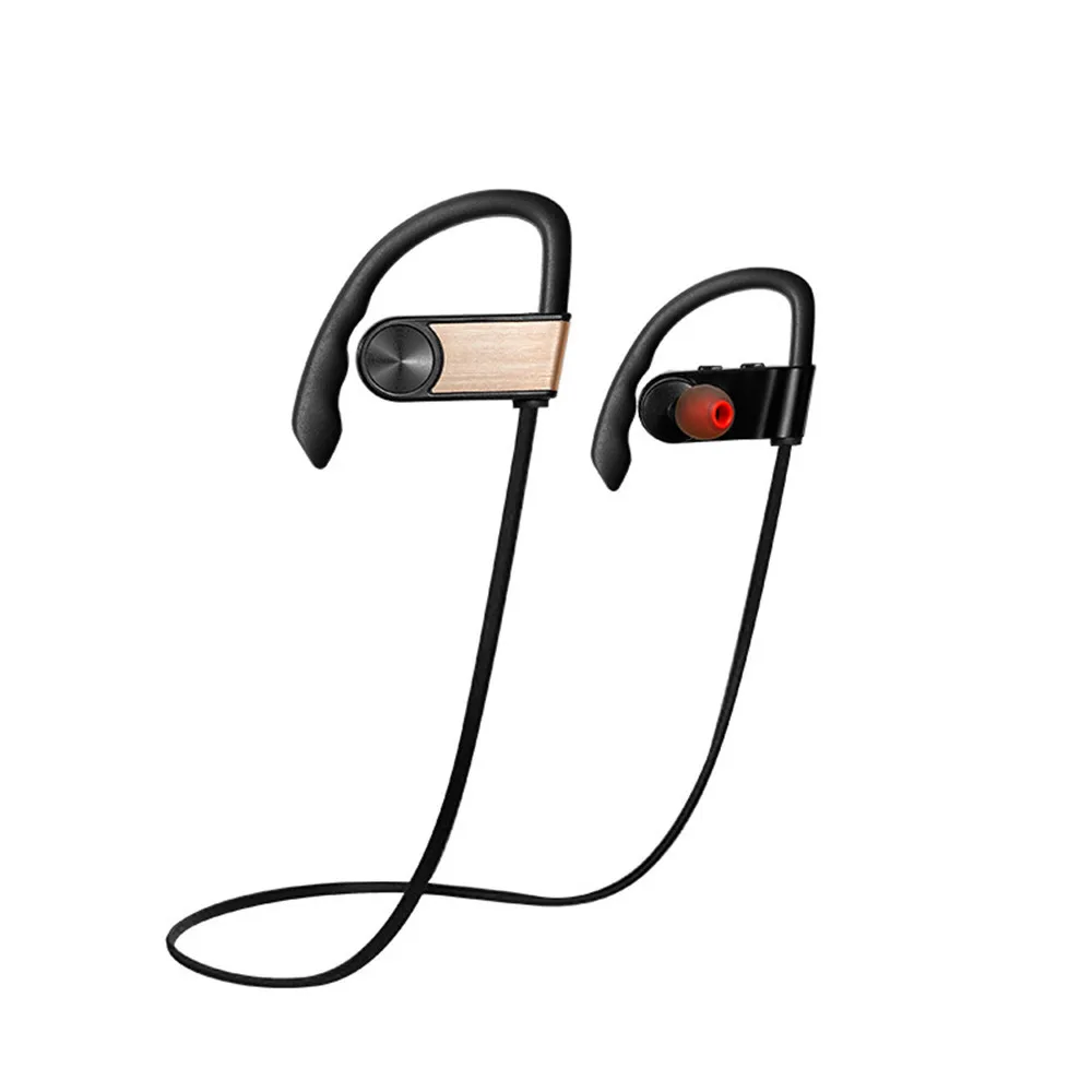 Беспроводной наушники Спорт Бег Bluetooth Шум отмена в ухо IPX4 Водонепроницаемый